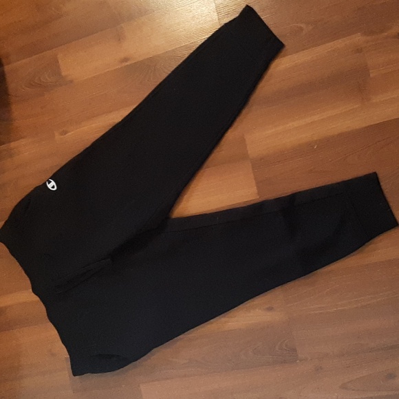 CHAMPION Super Warm, Thick Fleece Black Jogging Pants - Great Condition - Picture 2 of 11